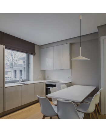 CALICE * COLGANTE PEQUEÑO LED 1L - CENIZA